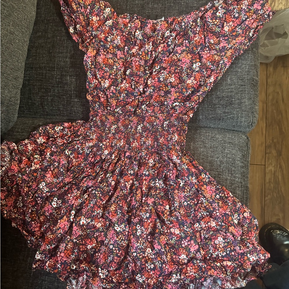 New Look Multicolor Floral Dress